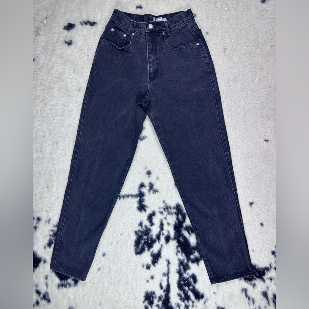 Calvin Klein Men’s Black 80s Vintage High Rise Denim Jeans Size 25